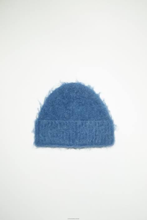 Accessories 8FXBR563 Acne Studios Wool mohair beanie Denim Blue