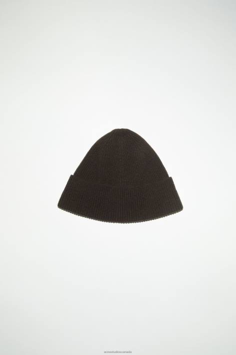 Accessories 8FXBR580 Acne Studios Wool cashmere beanie Dark Brown