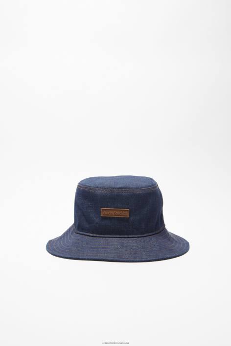 Accessories 8FXBR531 Acne Studios Denim bucket hat Indigo Blue