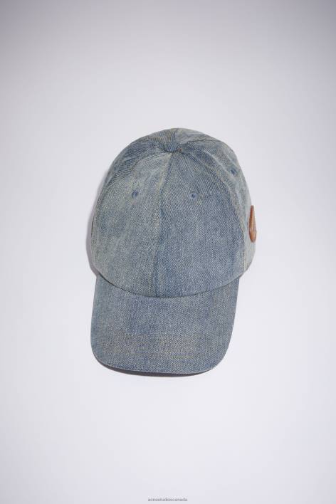 Accessories 8FXBR568 Acne Studios Denim cap Mid Blue