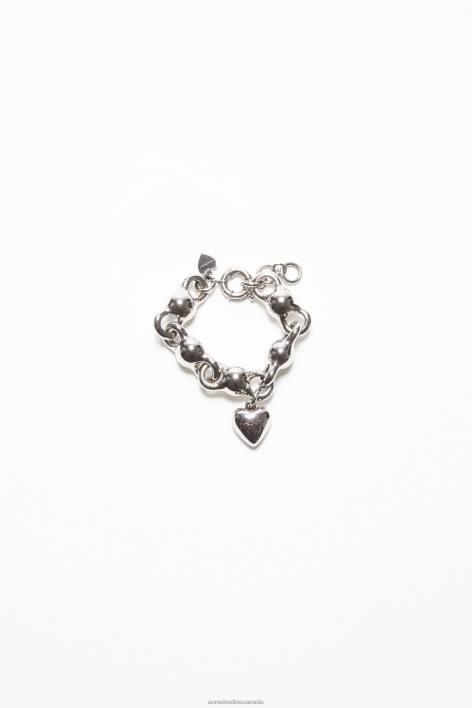 Accessories 8FXBR654 Acne Studios Charm bracelet Antique Silver