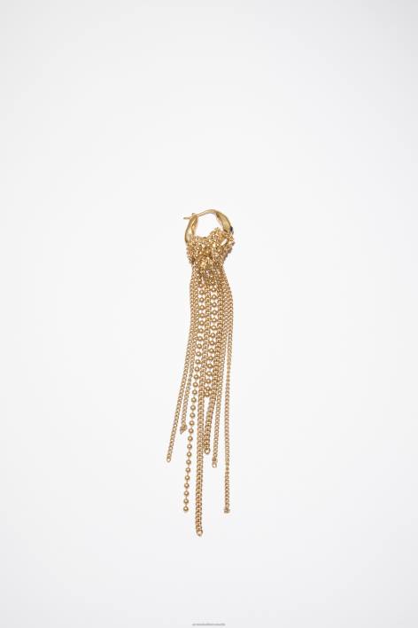 Accessories 8FXBR746 Acne Studios Multi chain earring Gold/Blue