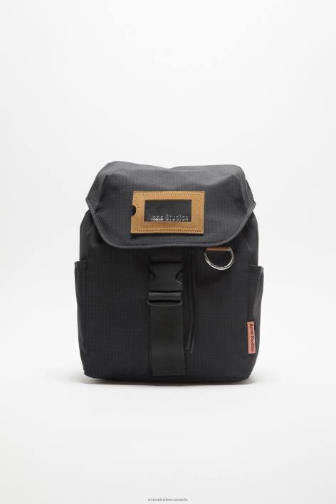 Accessories 8FXBR506 Acne Studios Ripstop nylon backpack Black