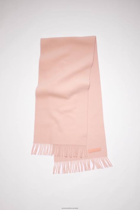 Accessories 8FXBR856 Acne Studios Wool scarf pink label Pink