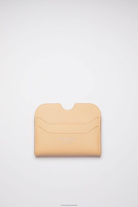 Accessories 8FXBR749 Acne Studios Card holder Dune Beige