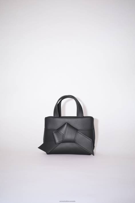 Accessories 8FXBR512 Acne Studios Musubi micro tote Black