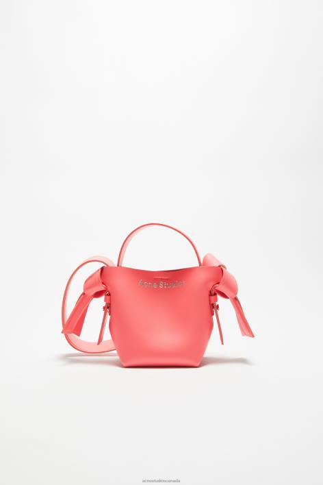 Accessories 8FXBR801 Acne Studios Musubi micro tote Electric Pink