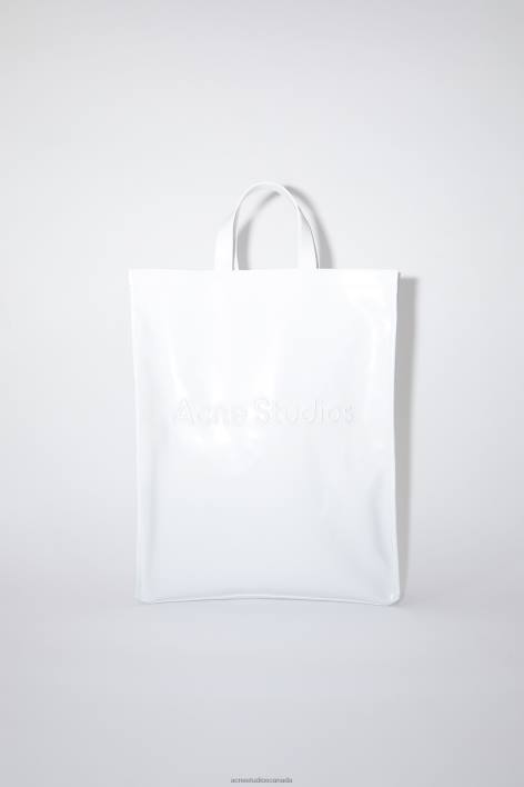 Accessories 8FXBR831 Acne Studios Logo tote bag White