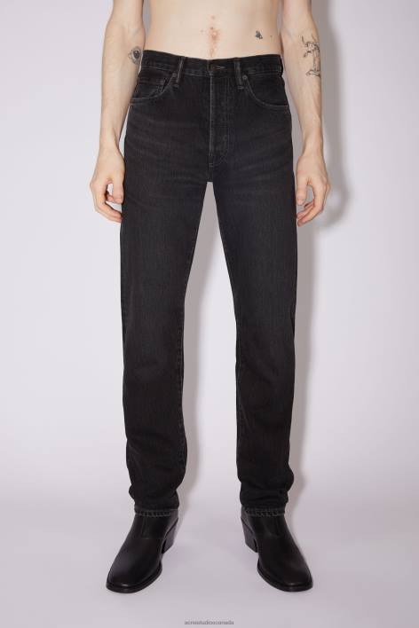 Apparel 8FXBR1146 Acne Studios Regular fit jeans -1996 Black