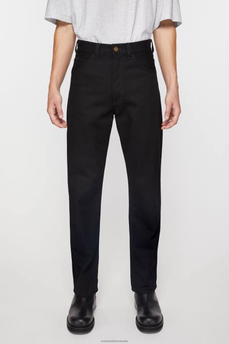 Apparel 8FXBR1203 Acne Studios Regular fit jeans - 1950 All Black