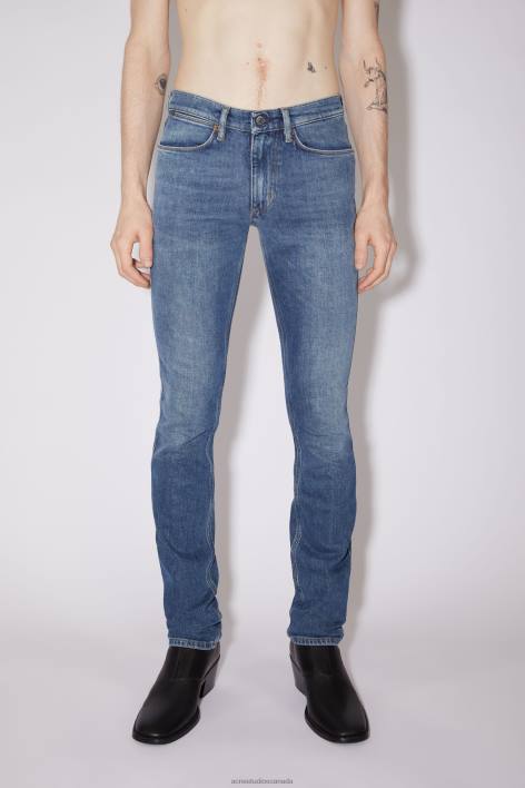 Apparel 8FXBR1210 Acne Studios Slim fit jeans - Max Mid Blue