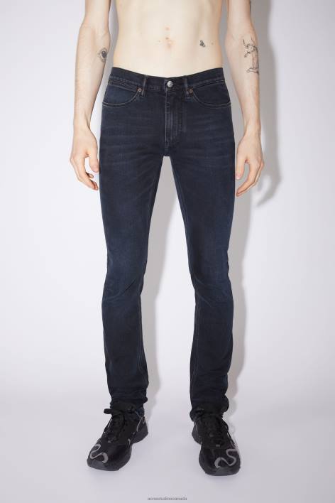 Apparel 8FXBR1211 Acne Studios Slim fit jeans - Max Blue/Black