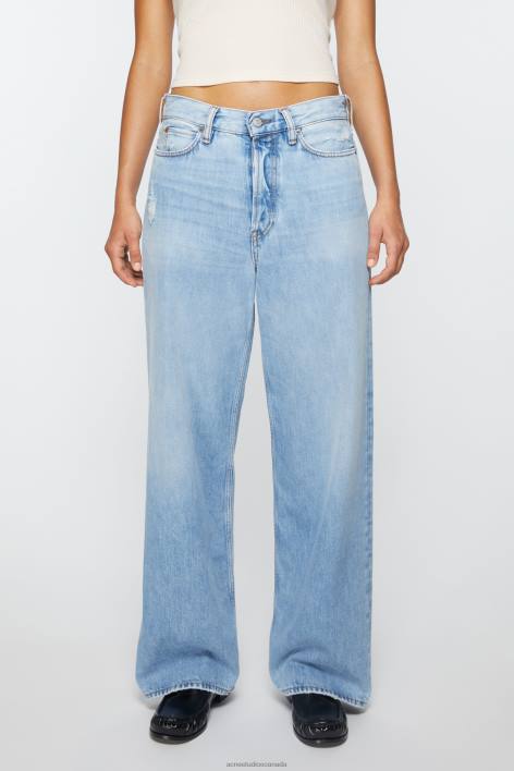 Apparel 8FXBR221 Acne Studios Loose fit jeans - 1981F Light Blue