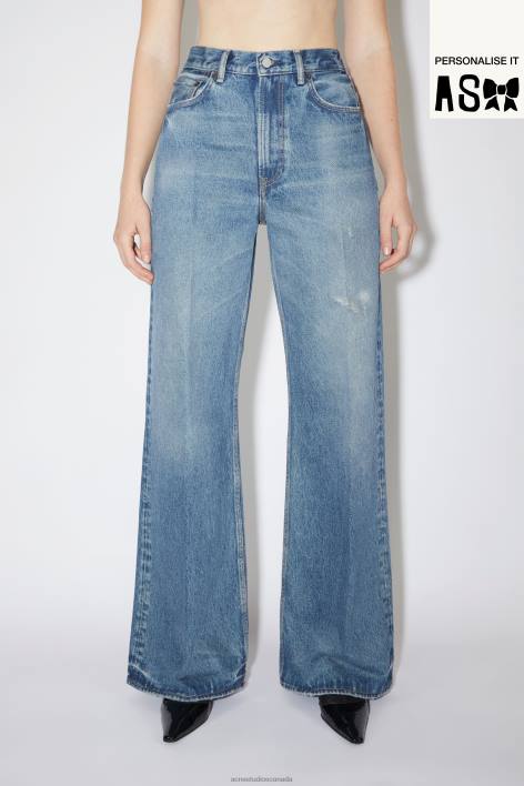 Apparel 8FXBR233 Acne Studios Relaxed fit jeans - 2022F Mid Blue