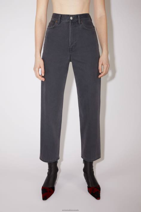 Apparel 8FXBR236 Acne Studios Relaxed fit jeans -1993 Dark Grey