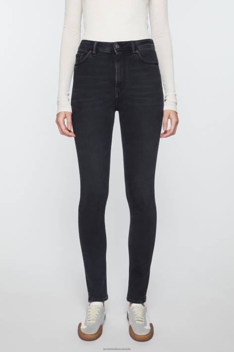 Apparel 8FXBR242 Acne Studios Skinny fit jeans - Peg Used Black