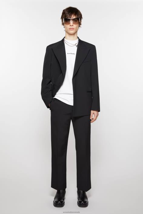 Apparel 8FXBR1034 Acne Studios Tailored trousers Black