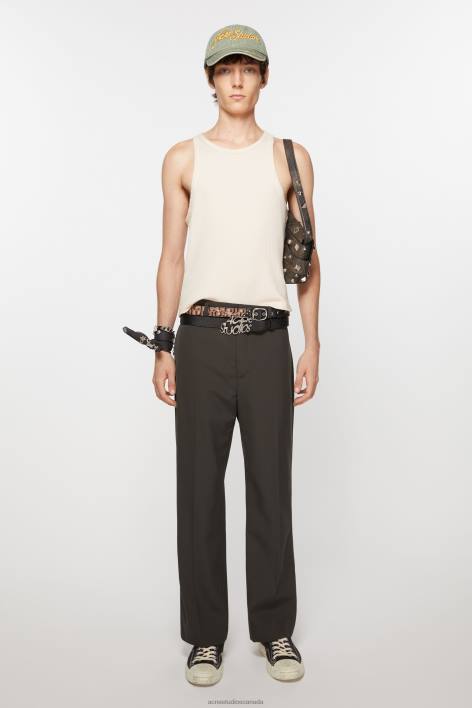 Apparel 8FXBR1041 Acne Studios Tailored trousers Cacao Brown