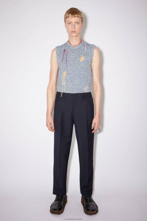 Apparel 8FXBR1194 Acne Studios Tailored trousers Navy