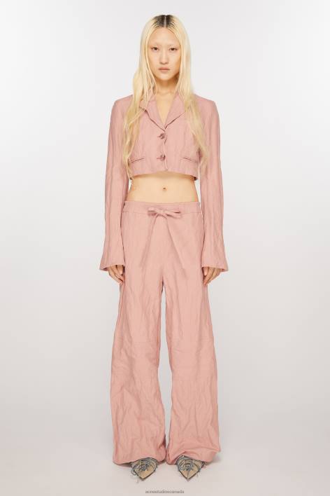 Apparel 8FXBR294 Acne Studios Casual trousers Old Pink