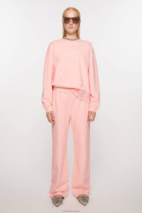 Apparel 8FXBR298 Acne Studios Sweatpants Pale Pink