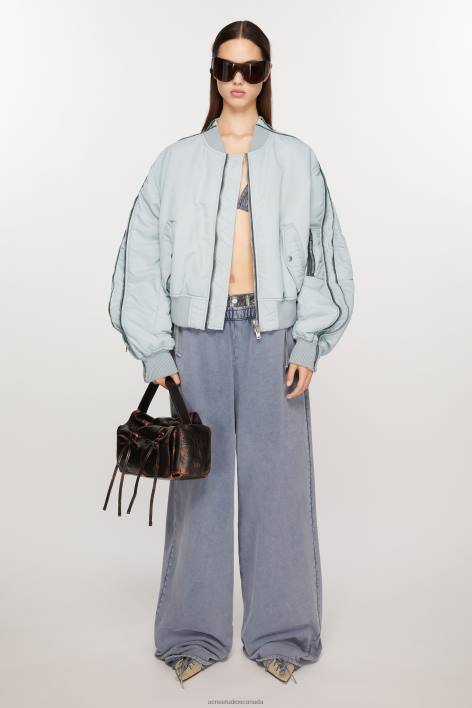 Apparel 8FXBR17 Acne Studios Bomber jacket Powder Blue