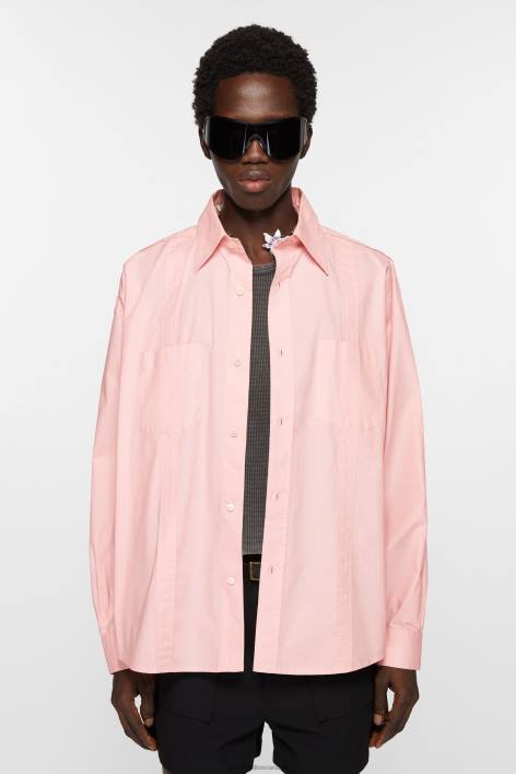 Apparel 8FXBR991 Acne Studios Button-up shirt Pink