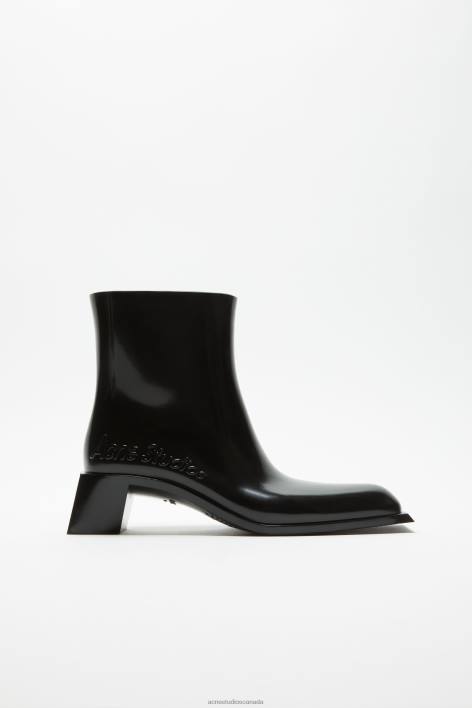 Footwear 8FXBR449 Acne Studios Rubber ankle boots Black