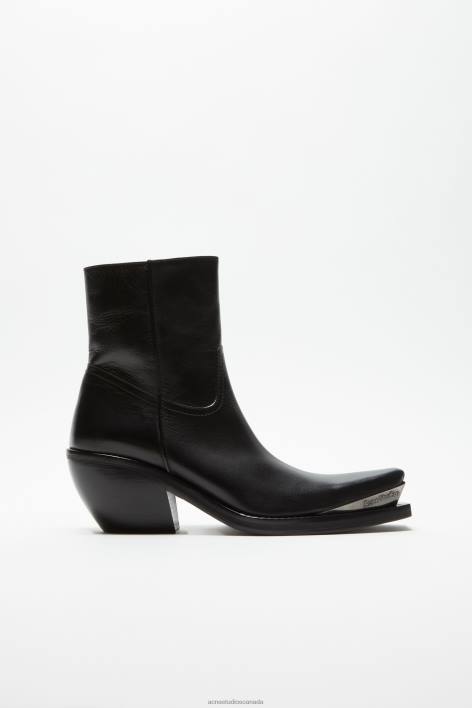 Footwear 8FXBR527 Acne Studios Leather ankle boots Black