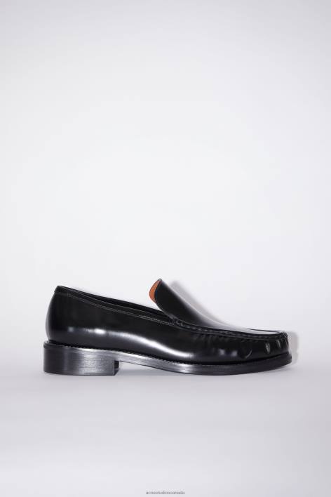 Footwear 8FXBR1218 Acne Studios Leather loafers Black