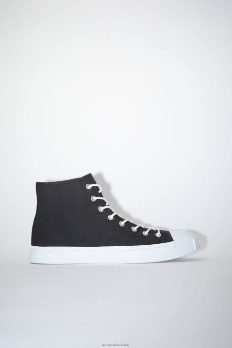 Footwear 8FXBR1220 Acne Studios High top sneakers Black/Off White