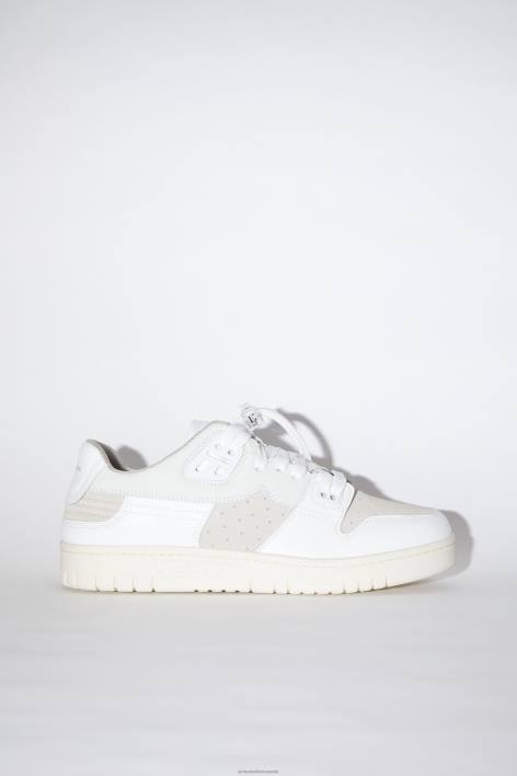 Footwear 8FXBR1225 Acne Studios Low top leather sneakers White/Off White