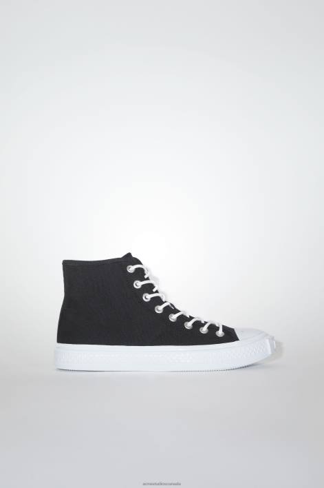 Footwear 8FXBR485 Acne Studios High top sneakers Black/Off White