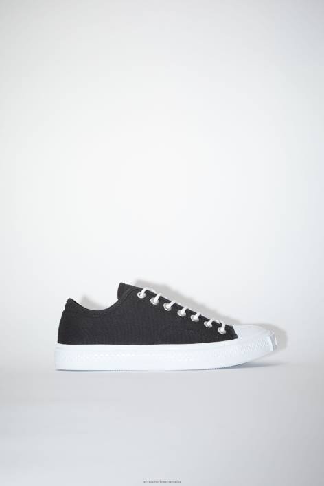 Footwear 8FXBR505 Acne Studios Low top sneakers Black/Off White